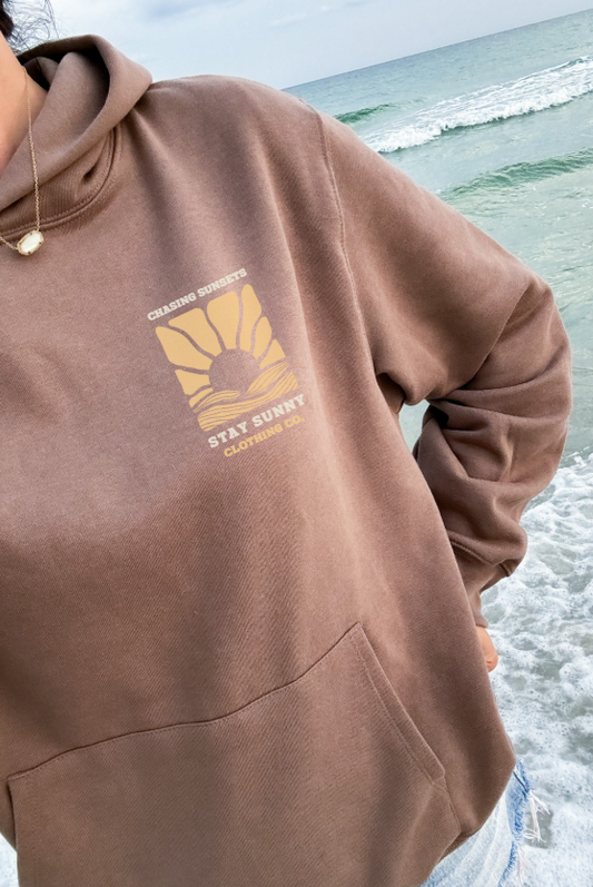 Chasing Sunsets Yellow Hoodie