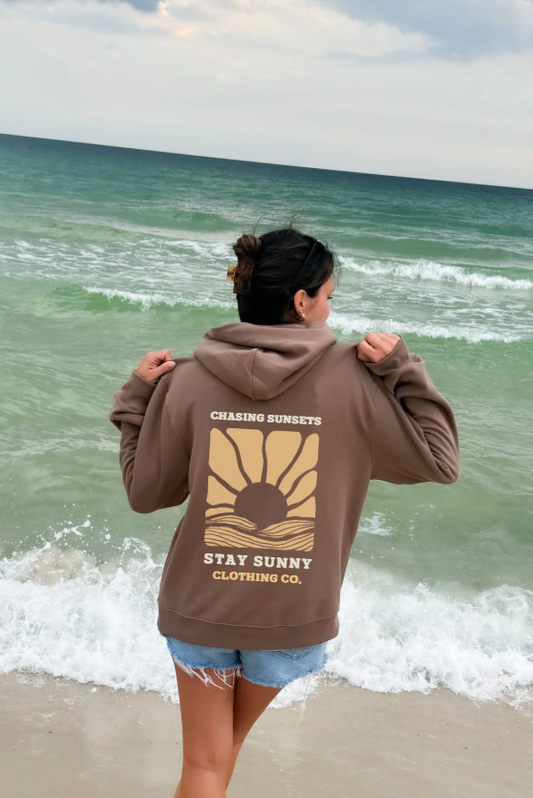 Chasing Sunsets Yellow Hoodie