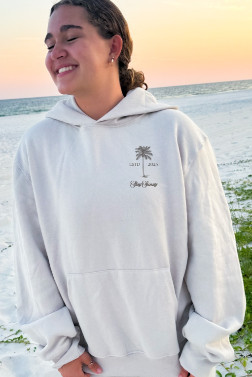 Stay Sunny Palm Tree Hoodie